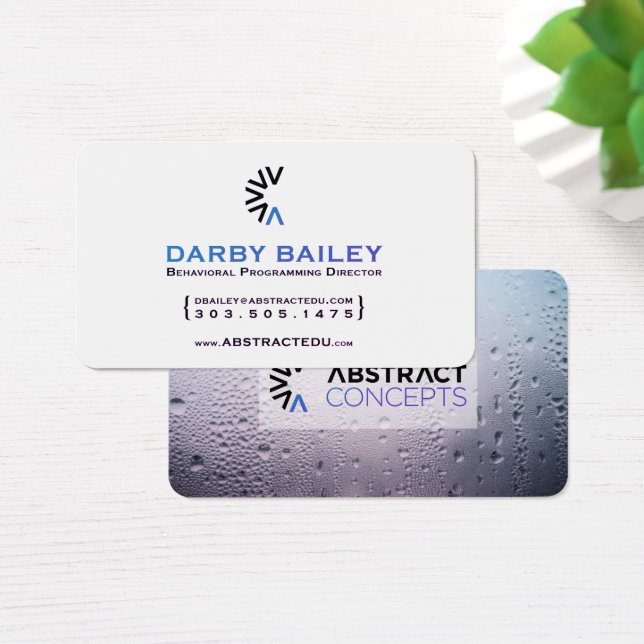 conceptos abstractos de la ventana de agua (Escritorio)