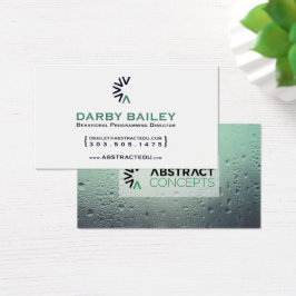 conceptos abstractos de la ventana de agua