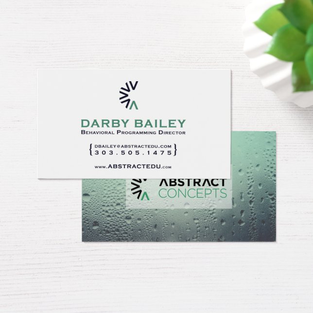 conceptos abstractos de la ventana de agua (Escritorio)