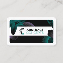 conceptos abstractos tarjetas de visita