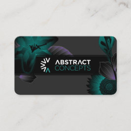 conceptos abstractos tarjetas de visita
