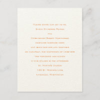 Conceptos básicos: Tenné : Invitación a la boda