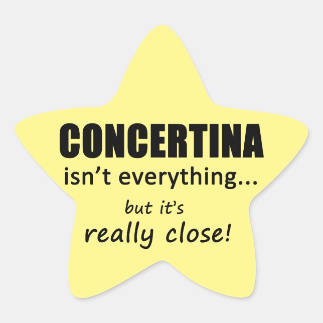 Concetina no es todo Pegatina estrella (Anverso)