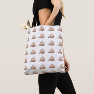 Conch Shell por toda la bolsa de papel de impresió