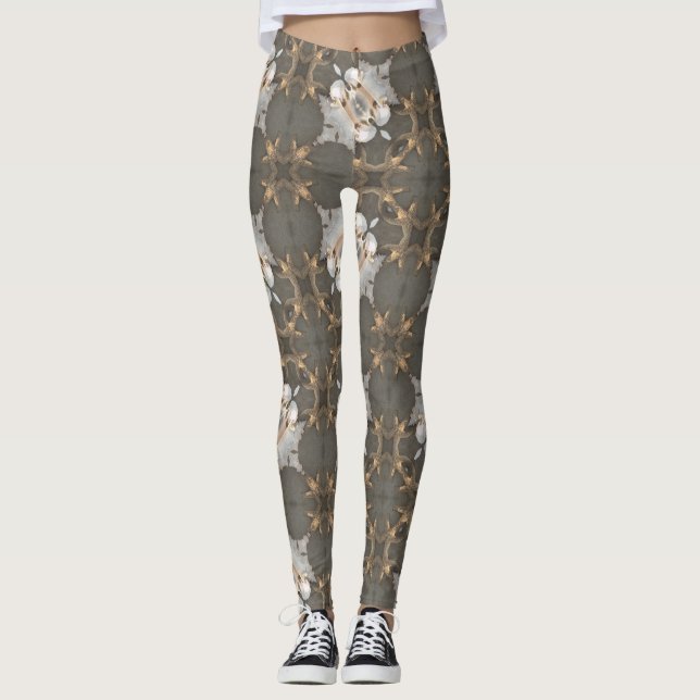 Conch Shell y Starfish Geometric Leggings (Anverso)