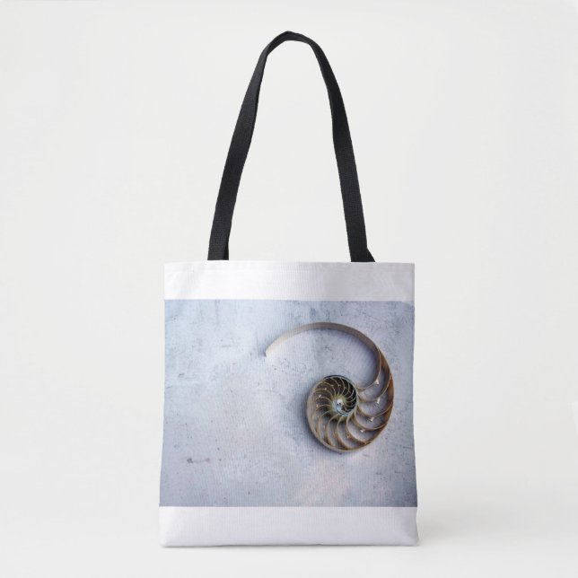 concha de nautilus maraña Bolsa de aletas de Fibon (Anverso)