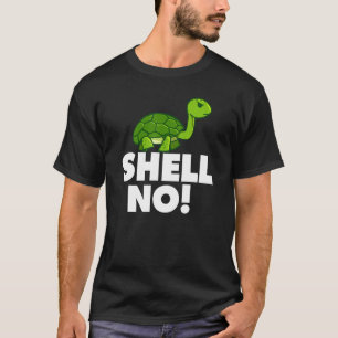 Concha Sin Camiseta Tortuga Divertida Juego de Pal