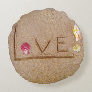 conchas Amor en la almohada personalizado de playa