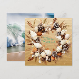 Conchas de Playa Piñas Algamarinas Navidad