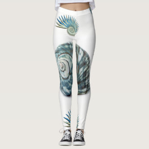 conchas marinas de leggings