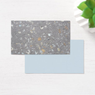 conchas marinas en concreto