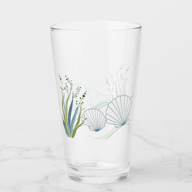 Conchas y algas marinas (Anverso)