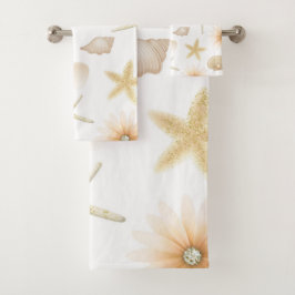 Conchas y Flores de Peach Beach Glamour Moderno