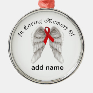 Conciencia conmemorativa del SIDA del ornamento