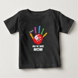 Conciencia de autismo personalizada Camiseta de ma