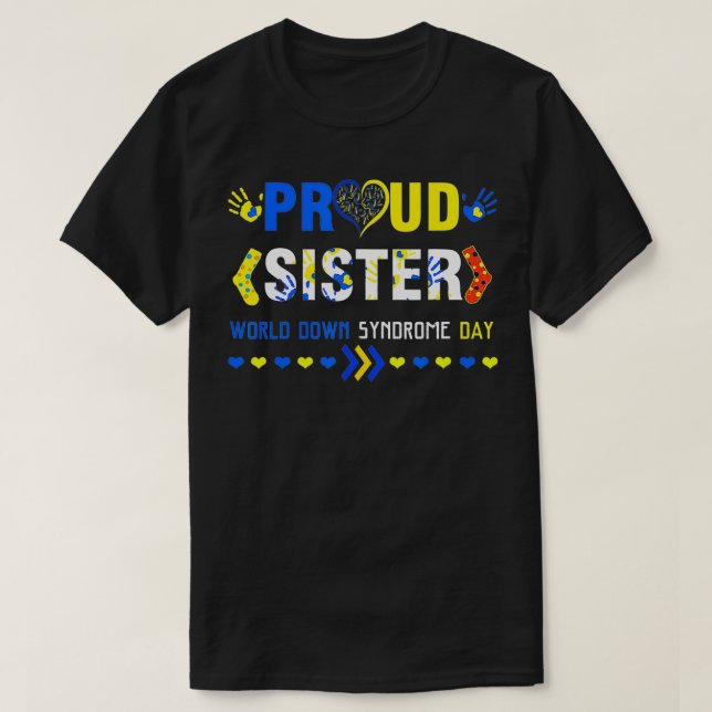 Conciencia de camisetas de la hermana Día del Sínd (Diseño del anverso)