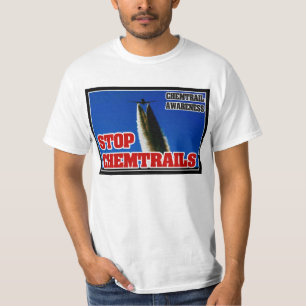 CONCIENCIA DE CHEMTRAIL - PARE LA CAMISETA DE