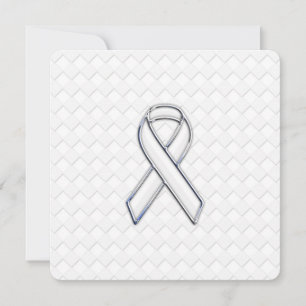 Conciencia de la cinta blanca cromada sobre la imp