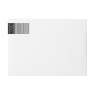 Conciencia de la cinta negra cromada con estilo