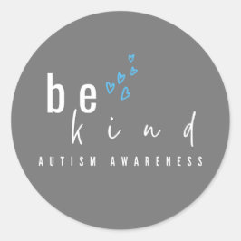 conciencia del autismo. sean amables. Pegatinas y 