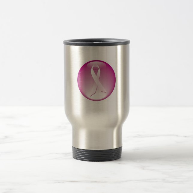 Conciencia del cáncer de pecho de la taza de café (Centro)