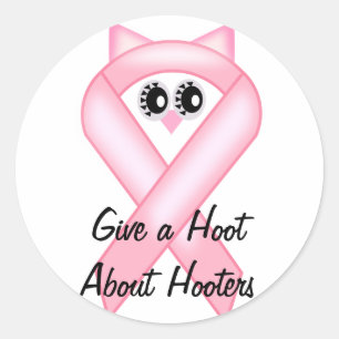 Conciencia del cáncer de pecho - pegatinas rosado