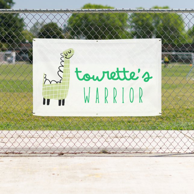 conciencia guerrera de tourette Rótulo de pancarta (In situ)