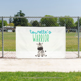 conciencia guerrera de tourette Rótulo de pancarta
