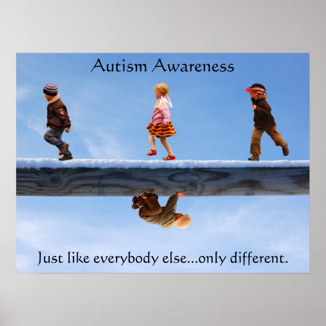 Conciencia sobre el autismo2 24 x 18 Posters (Frente)