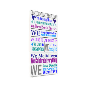 Conciencia sobre el autismo - Arte mural Metalizad