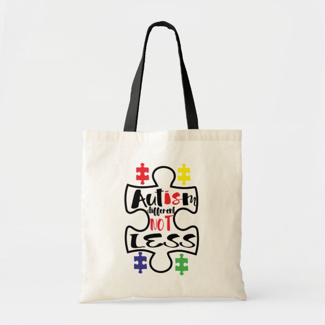 Conciencia sobre el autismo - Bolsa de Tote (Frente)