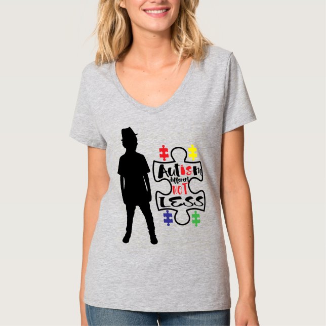 Conciencia sobre el autismo - Camiseta básica de c (Anverso)