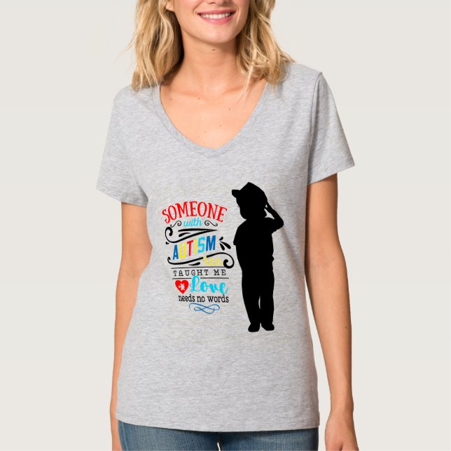 Conciencia sobre el autismo - Camiseta básica de c (Anverso)