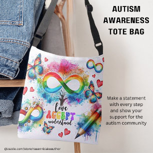 Conciencia sobre el autismo en la bolsa