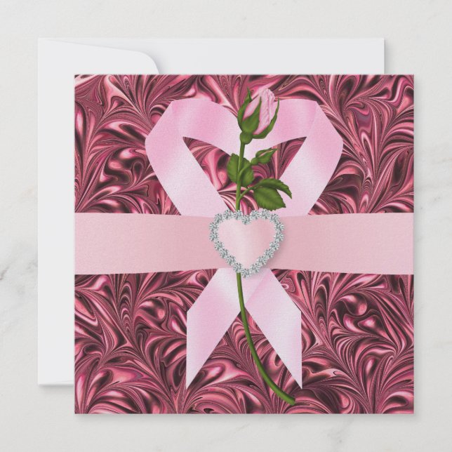 Conciencia sobre el cáncer - Cinta rosa (Anverso)