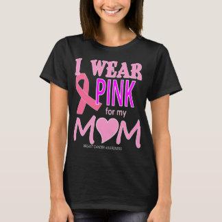 Conciencia sobre el cáncer de mama para camiseta M