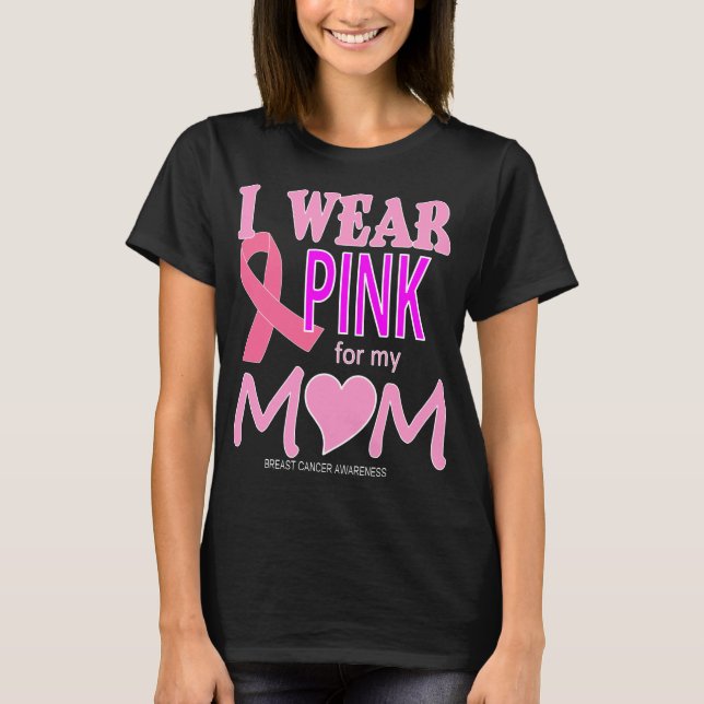 Conciencia sobre el cáncer de mama para camiseta M (Anverso)