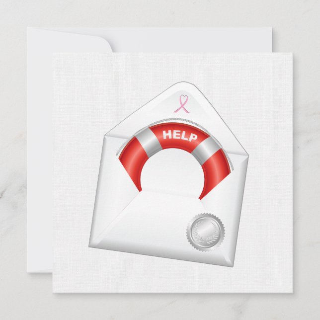 Conciencia sobre el cáncer - Invitación a la cinta (Anverso)