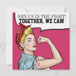 Conciencia sobre el cáncer - Invitación a la cinta