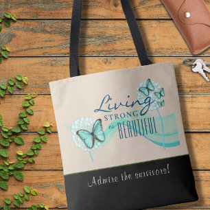 Conciencia sobre el cáncer - La bolsa de la tote e