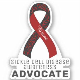 Conciencia sobre la anemia falciforme Pegatina del