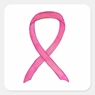 Concienciación sobre el cáncer de mama Pegatinas d