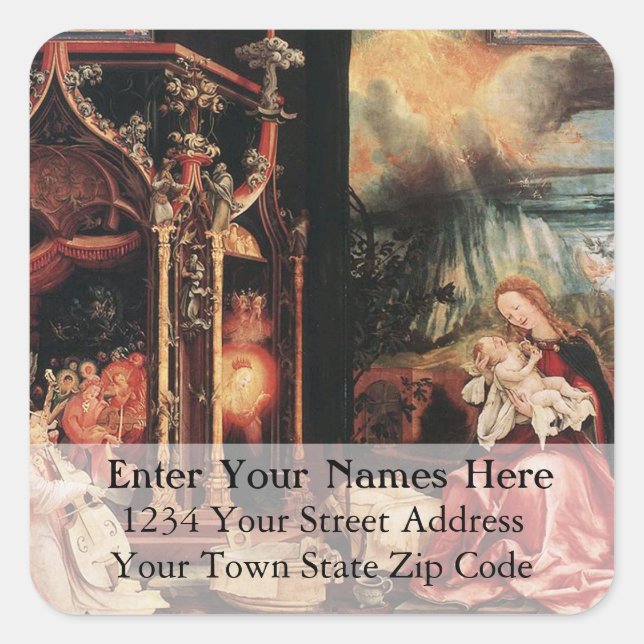 Concierto de la etiqueta de la dirección navideña  (Anverso)