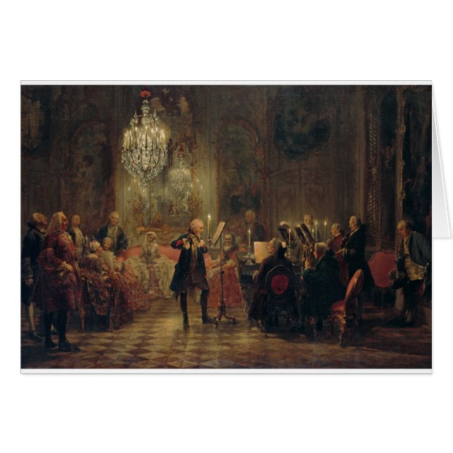 Concierto de la flauta con Frederick el gran (Anverso (Horizontal))