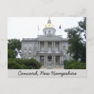 Concord, tarjeta postal New Hampshire