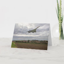 Concorde - Tarjeta de saludo de alta velocidad