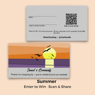 Concurso de paisajes Invitar al Personalizado QR +
