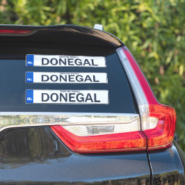 Condado de Donegal Irish Reg Plate Decal Pegatinas