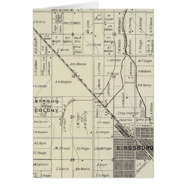 Condado de Fresno, California 12 (Frente)