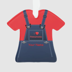 Condado de Pennsylvania con ornamento cardíaco
